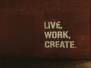 live, work, and create with intention