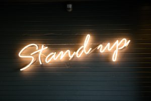 stand up and create space